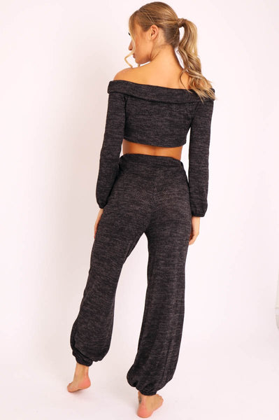 Bardot Loungewear Knit Set Jumpers And Sweatpants Tracksuits