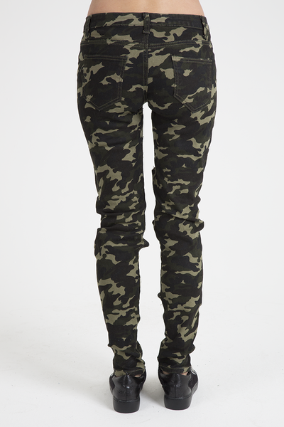 Ripped camo best sale skinny jeans