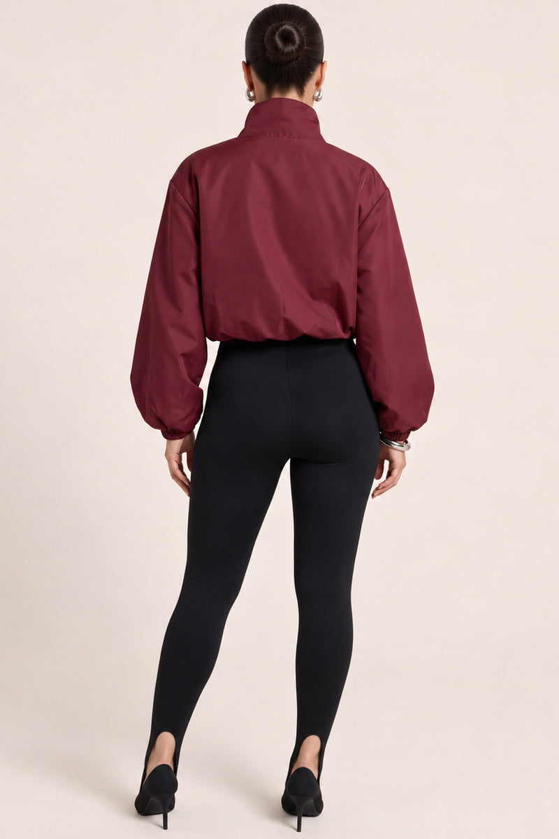Black Sculpt Stirrup Leggings - Dayna