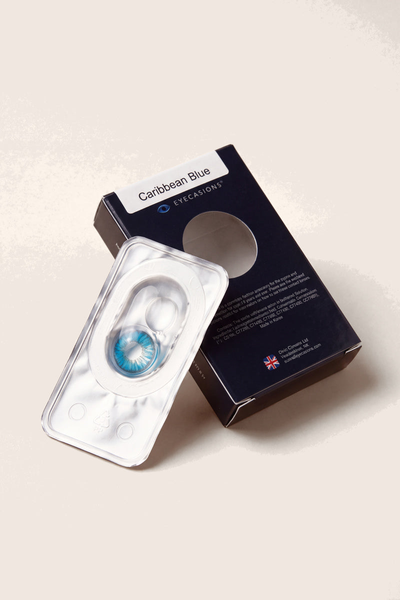 Eyecasions Caribbean Blue Contact Lenses