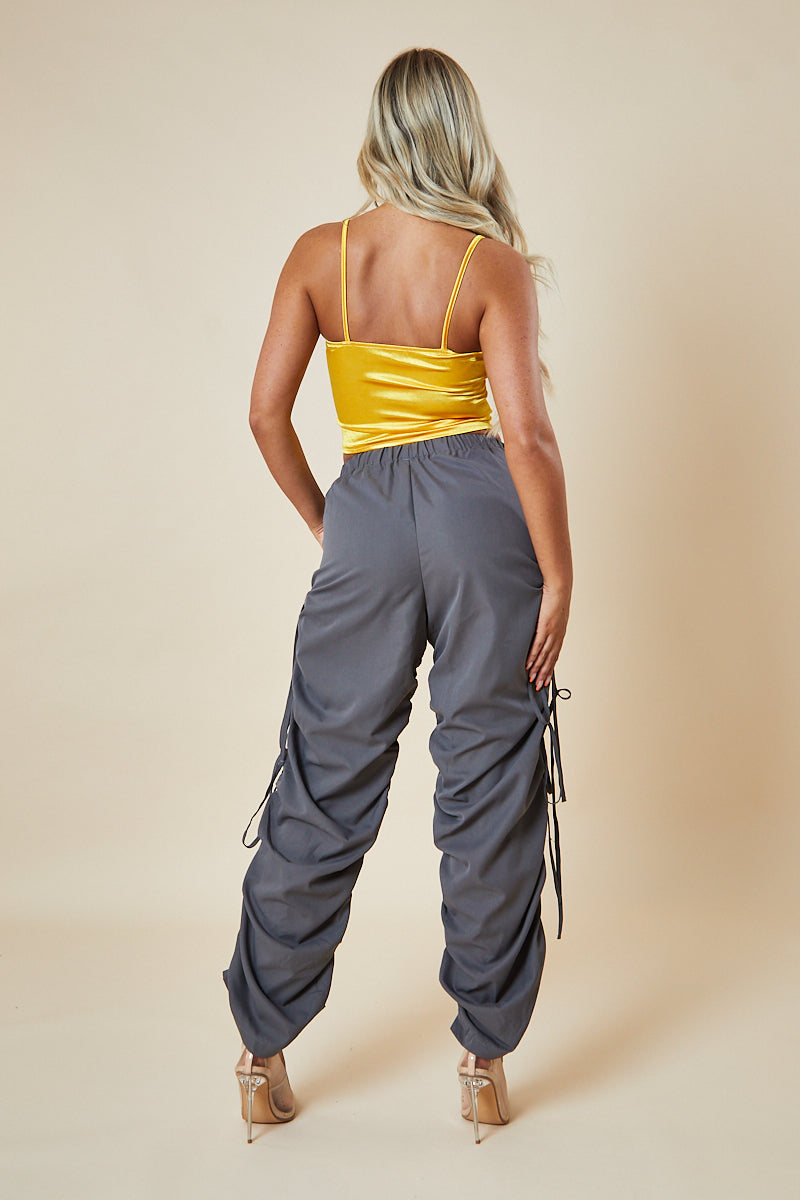 Yellow Corset Detail Top - Magnolia