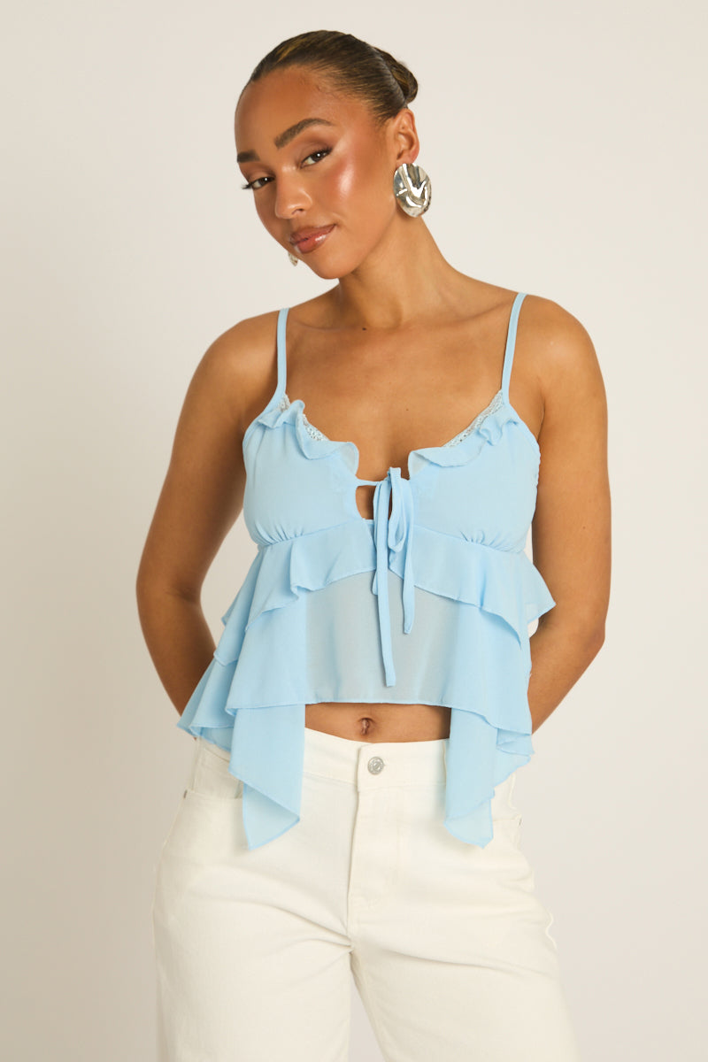 White Denim Wide Leg Jeans - Seera