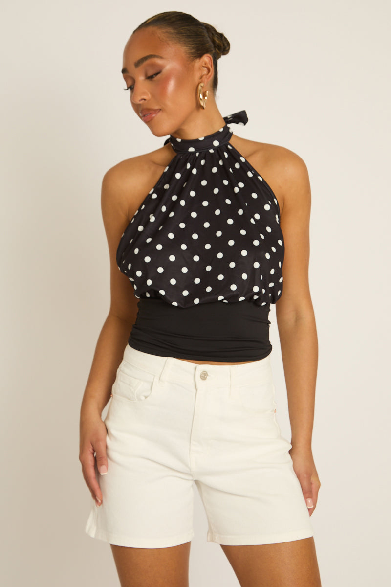 White Denim Shorts - Giaa