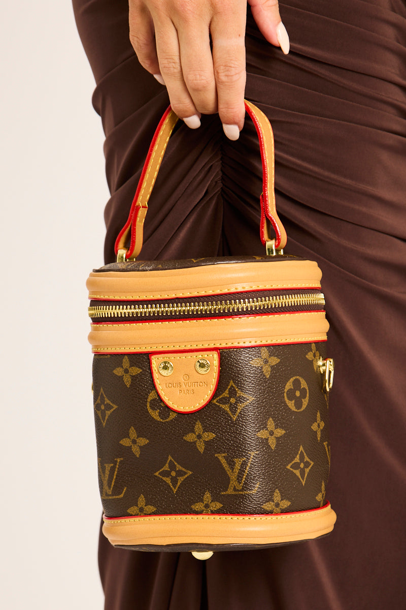 Brown Logo Detail Mini Bag - Savannah
