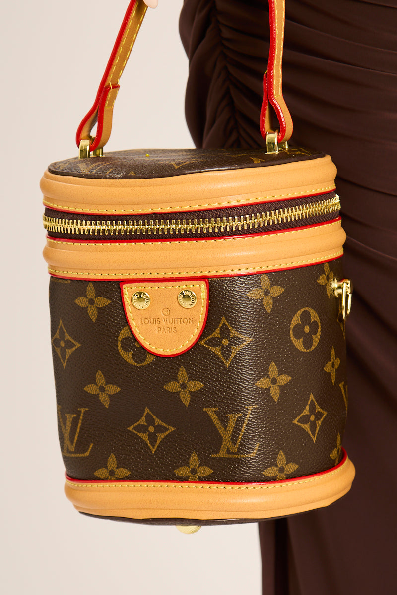 Brown Logo Detail Mini Bag - Savannah