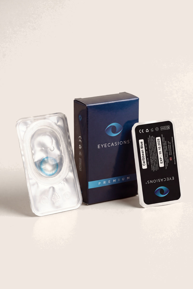 Eyecasions Caribbean Blue Contact Lenses