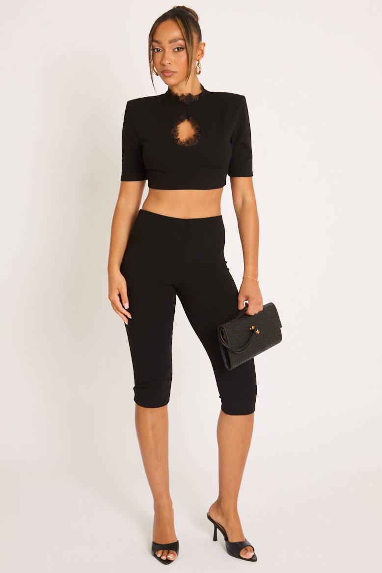 Black Capri Pants - Koko