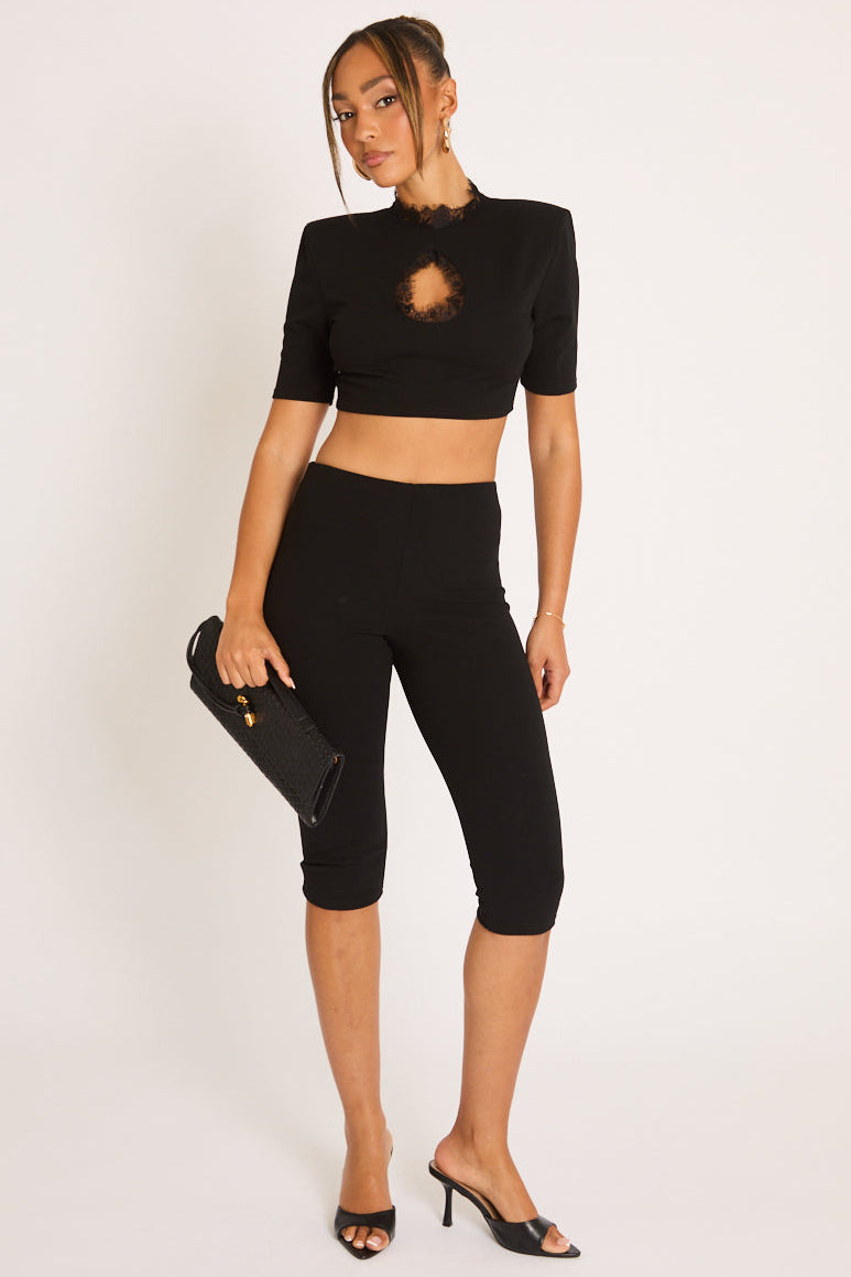 Black Capri Pants - Koko