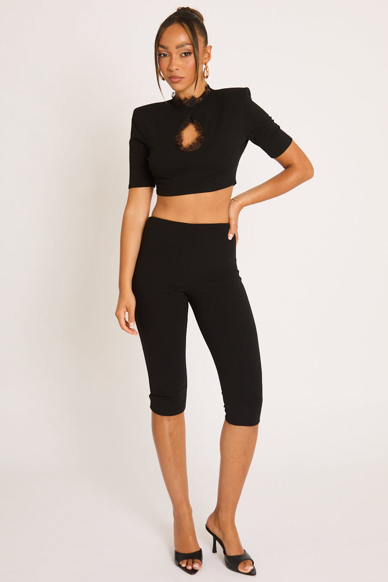 Black Capri Pants - Koko