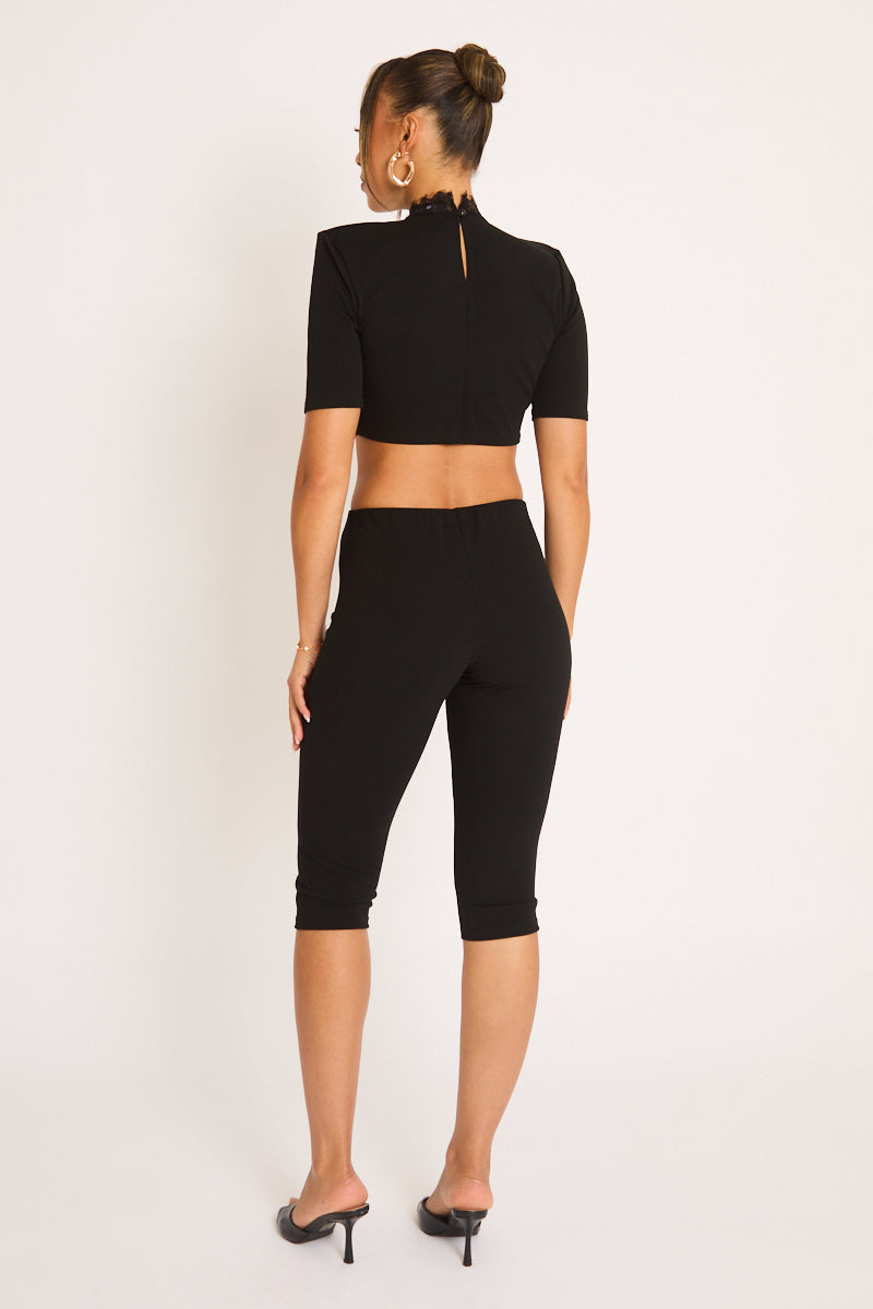 Black Capri Pants - Koko