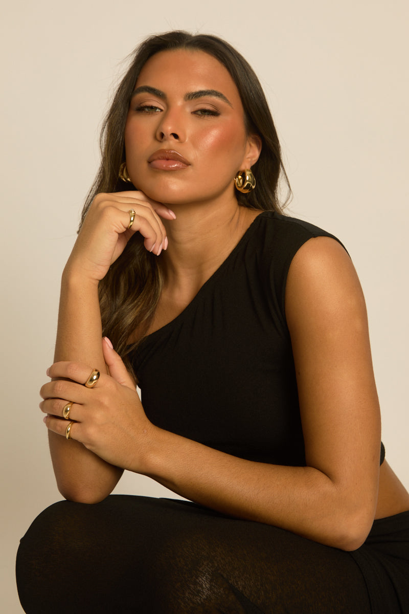 Gold Chunky Ring Multipack - Danae