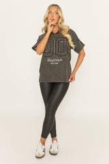 Black PU Leggings - Olivvia