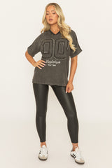 Black PU Leggings - Olivvia
