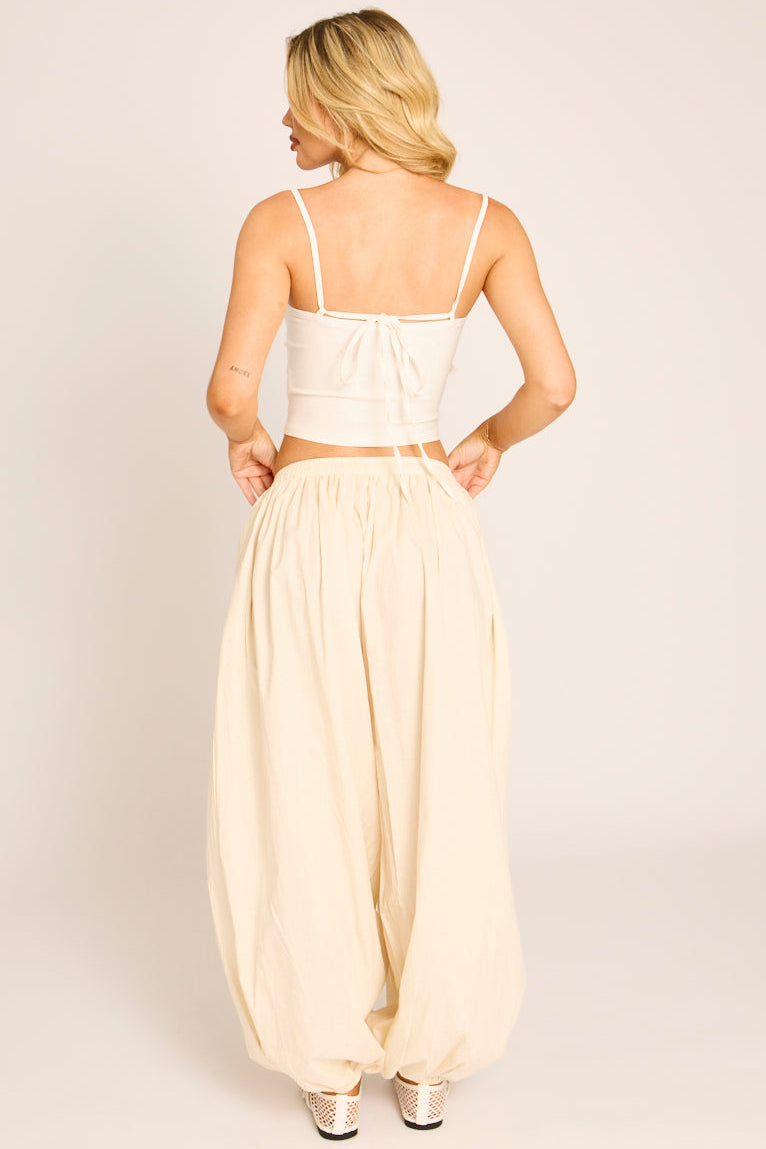 White Trim Detail Top - Jhoana