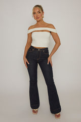 Ivory Cut Out Bandeau Top - Amal