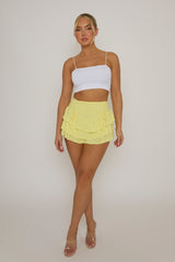 White Basic Strappy Crop Top - Rosaria