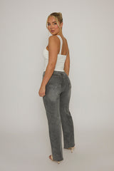 White Lace Strappy Crop Top - Eloisa