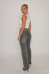 White Twist Front Cut Out Top - Sonia