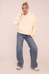 Mid Blue Stretch High Waist Wide Leg Jeans - Avalon