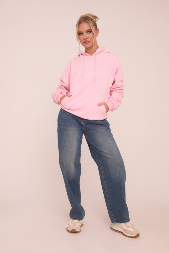 Mid Blue Stretch Balloon Leg Jeans - Lara