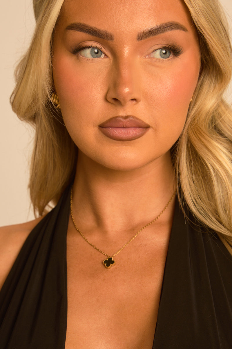 Black Clover Charm Necklace - Patricia