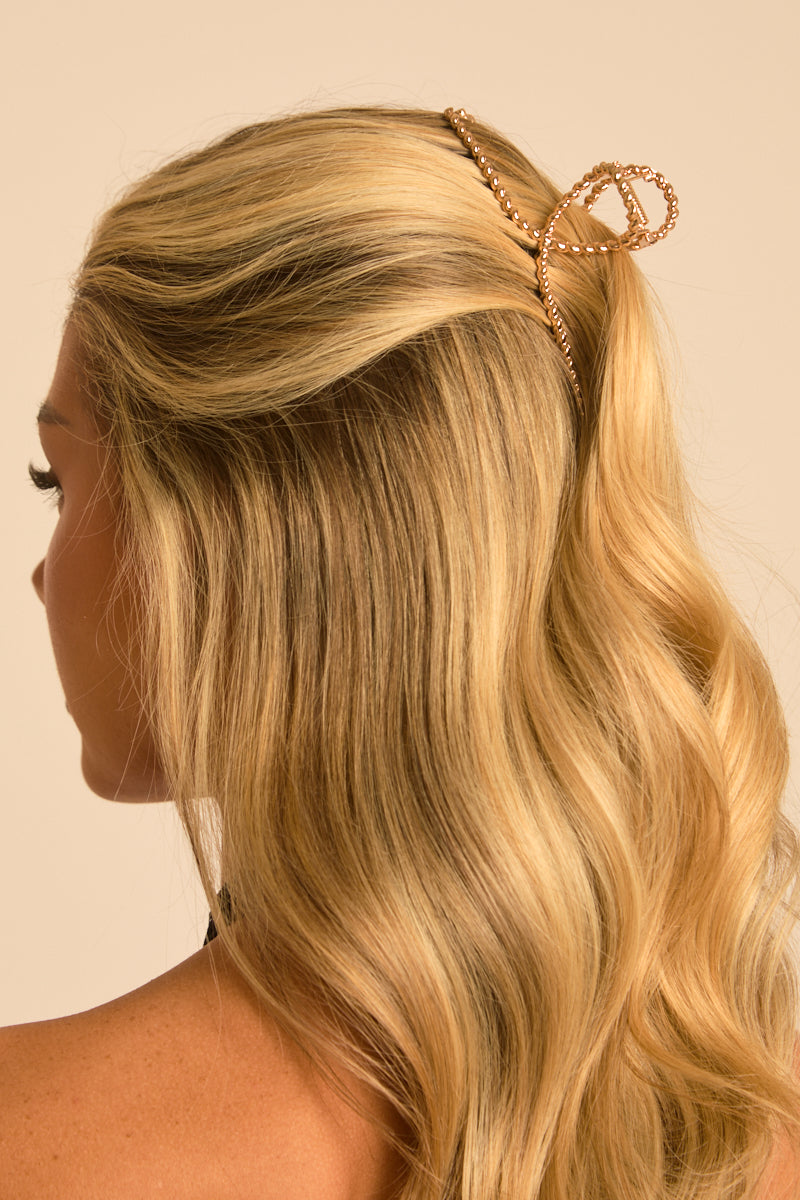 Gold Claw Clips Set Of 3 - Darlie