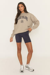 Dove Grey Rhode Island Oversized Sweater - Channon