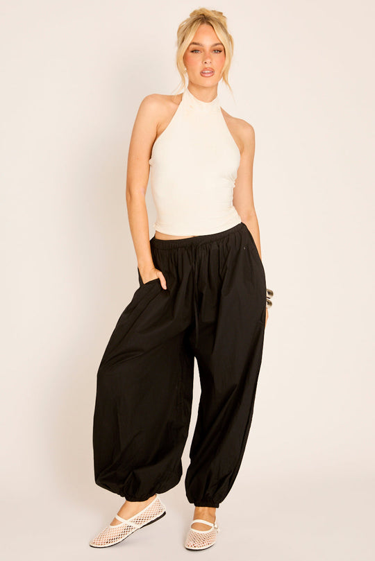 Black Balloon Trouser - Chanice