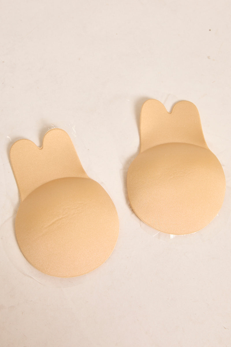 Nude Invisible Push Up Stick On Nipple Covers - Macie