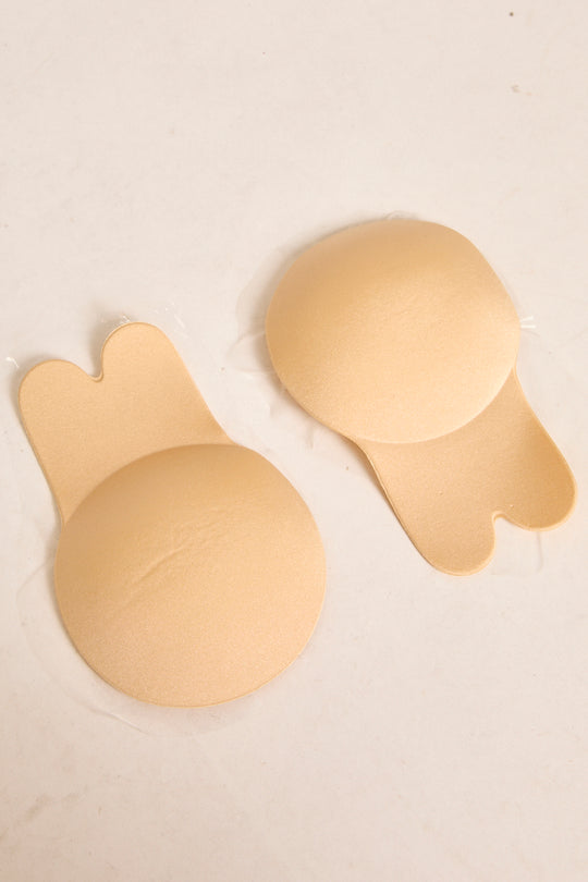 Nude Invisible Push Up Stick On Nipple Covers - Macie