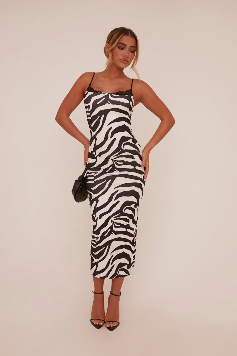 rebellious fashion zebra dress Zebra Print Ribbed Side Ruched Mini Bodycon Dress | Abstract Dresses