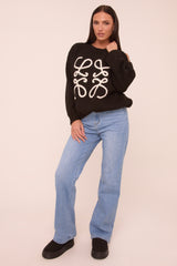 Mid Blue Mid Waist Straight Leg Denim Jeans - Maureena