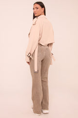 Grey Washed Stretch Mid Waist Straight Leg Denim Jeans - Remy