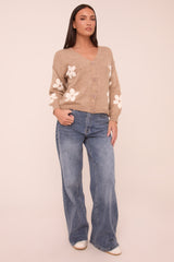 Mid Blue Stretch Wide Leg Denim Jeans - Winona