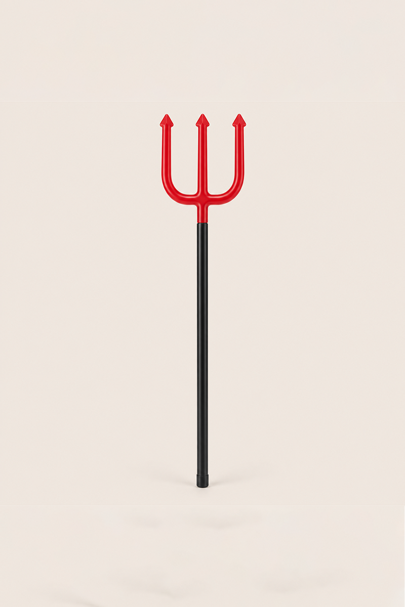 Red Halloween Devil Fork - Porcha
