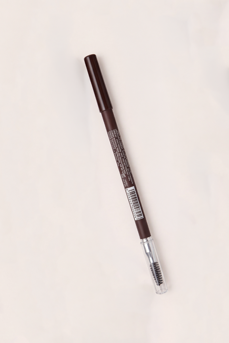 Saffron Dark Brown Eyebrow Pencil With Brush