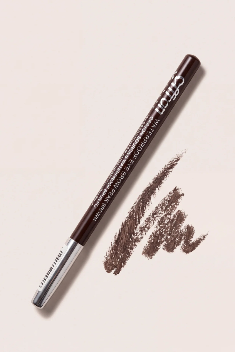 Saffron Dark Brown Waterproof Eyebrow Pencil