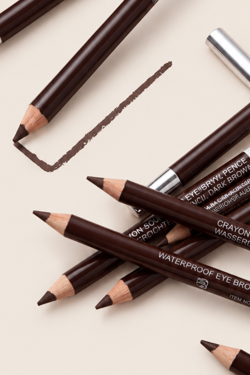 Saffron Dark Brown Waterproof Eyebrow Pencil