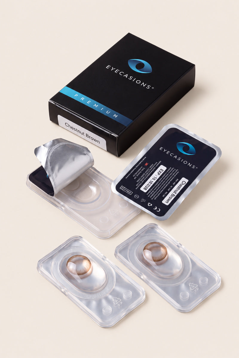 Eyecasions Chestnut Brown Contact Lenses