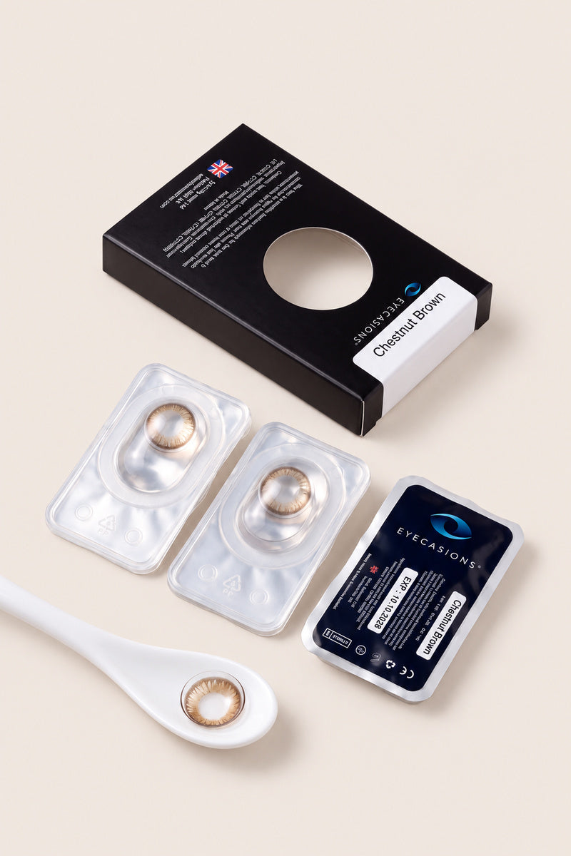 Eyecasions Chestnut Brown Contact Lenses