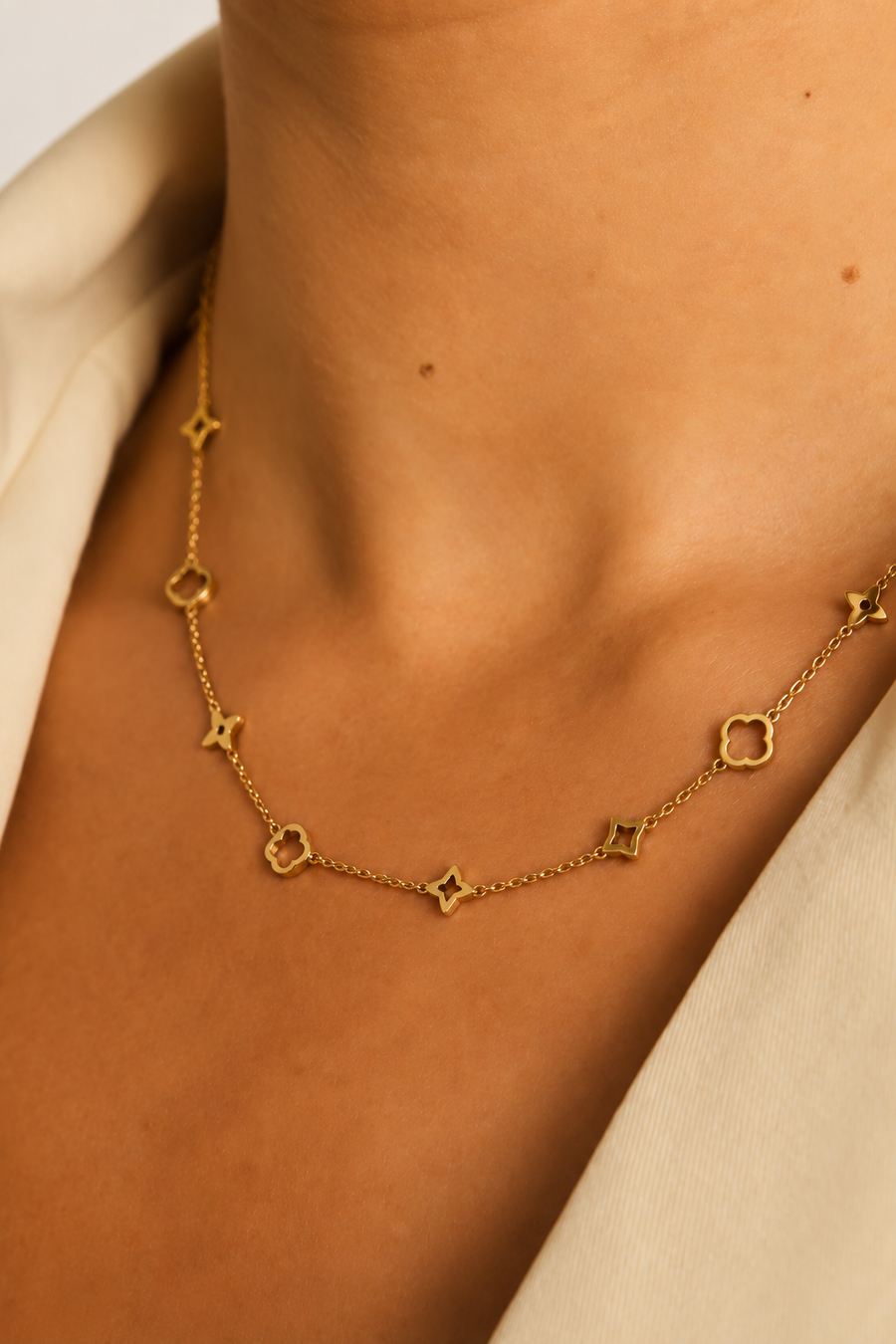 Gold Logo Necklace - Kimora