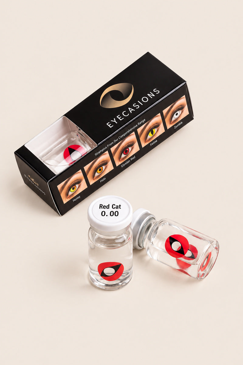 Eyecasions Red Cat Contact Lenses