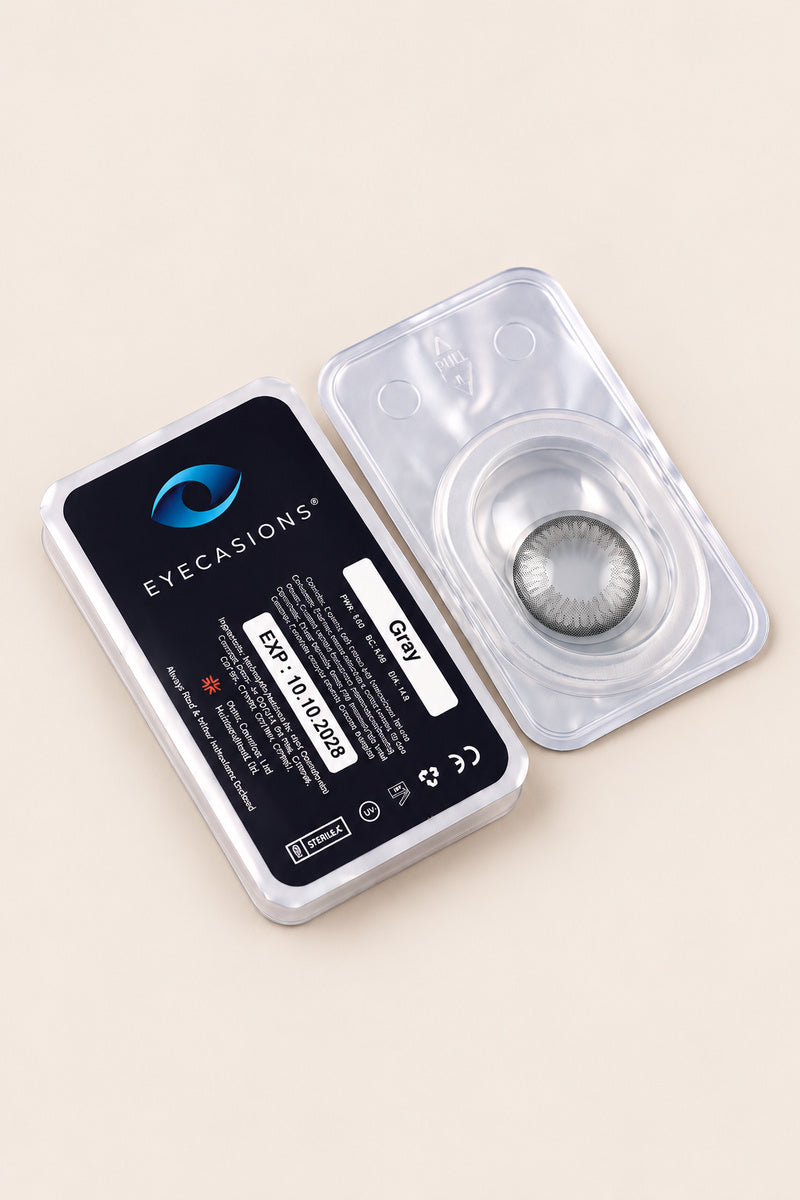 Eyecasions Gray Contact Lenses