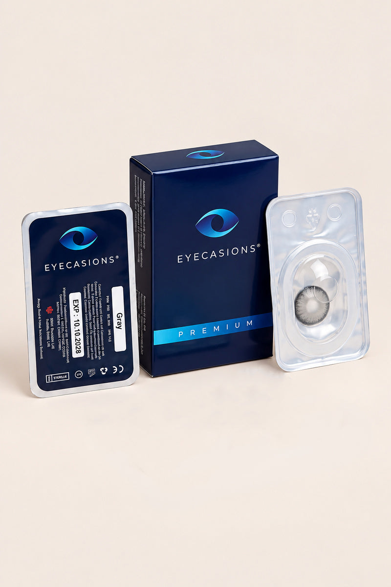 Eyecasions Gray Contact Lenses