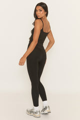 Black Energise Activewear Leggings - Treya