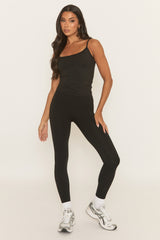 Black Energise Activewear Leggings - Treya