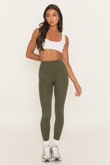 Khaki Energise Activewear Leggings - Treya