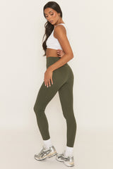 Khaki Energise Activewear Leggings - Treya