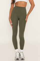 Khaki Energise Activewear Leggings - Treya