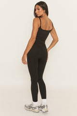 Black Active Strappy Top - Elore